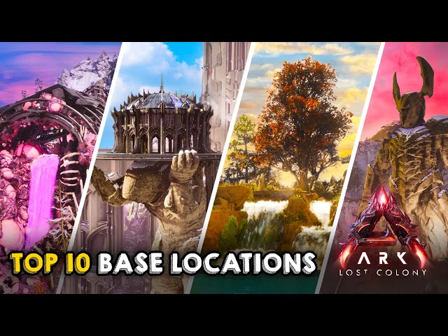 ARK: Survival Ascended - Top 10 Base Locations on Lost Colony Map ...