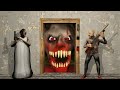 Granny and grandpa vs evil zombie granny monster funny animation