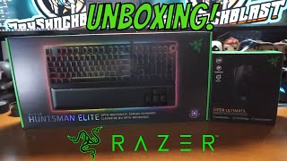 Razer Huntsman Elite and Razer Viper Ultimate Unboxing!