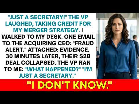 Just a Secretary – I Canceled Their $2B Merger With One Email  Executive Revenge
