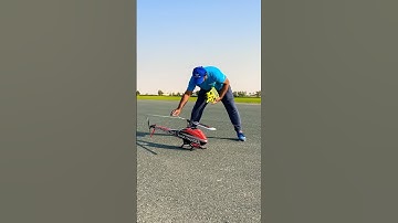 The start up of my electric Rc helicopter !! 😆