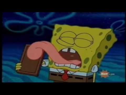 Spongebob Licks A Chocolate Bar Vigorously For 21 Seconds - YouTube.