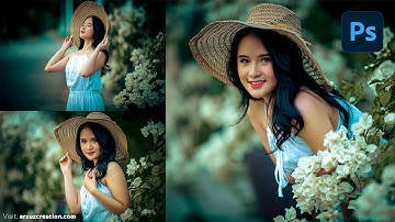 Photoshop Tutorial: Color Grading Portraits । Photoshop Presets Free Download