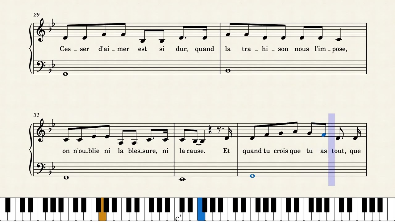 Impossible - YTBS Nightcore - James Arthur : Tutoriel piano facile, Easy piano tutorial