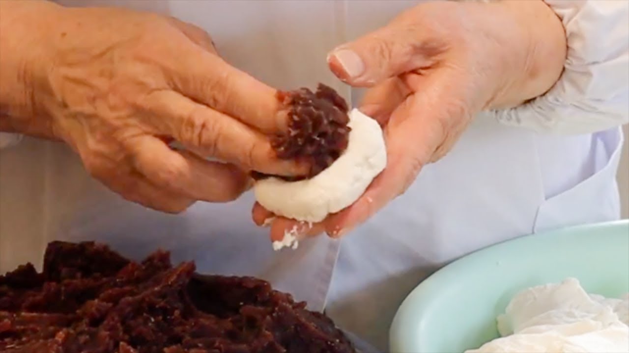 MOCHI DANGO - Japanese Street Food - DAZAIFU , Fukuoka Japan - YouTube