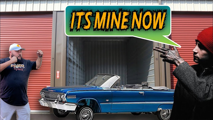 Lowrider Worth Thousands Missing From ABANDONED STORAGE UNIT! #lowrider #entrepreneur