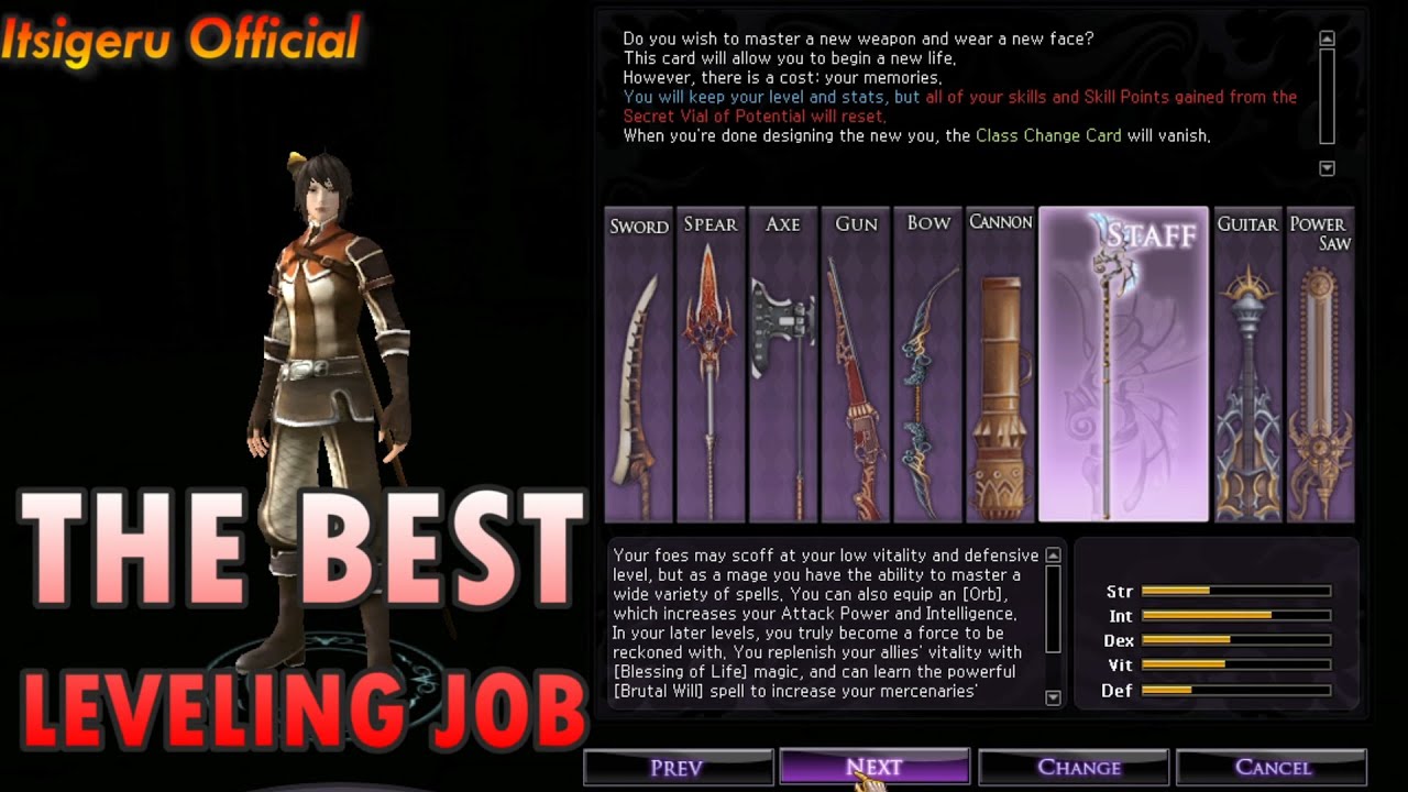 Staff Main - Mage (PVE) | Atlantica Online