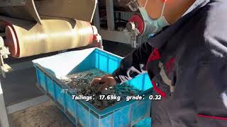 phosphate ore sorting experiment from Obote#minemachinery #automationequipment