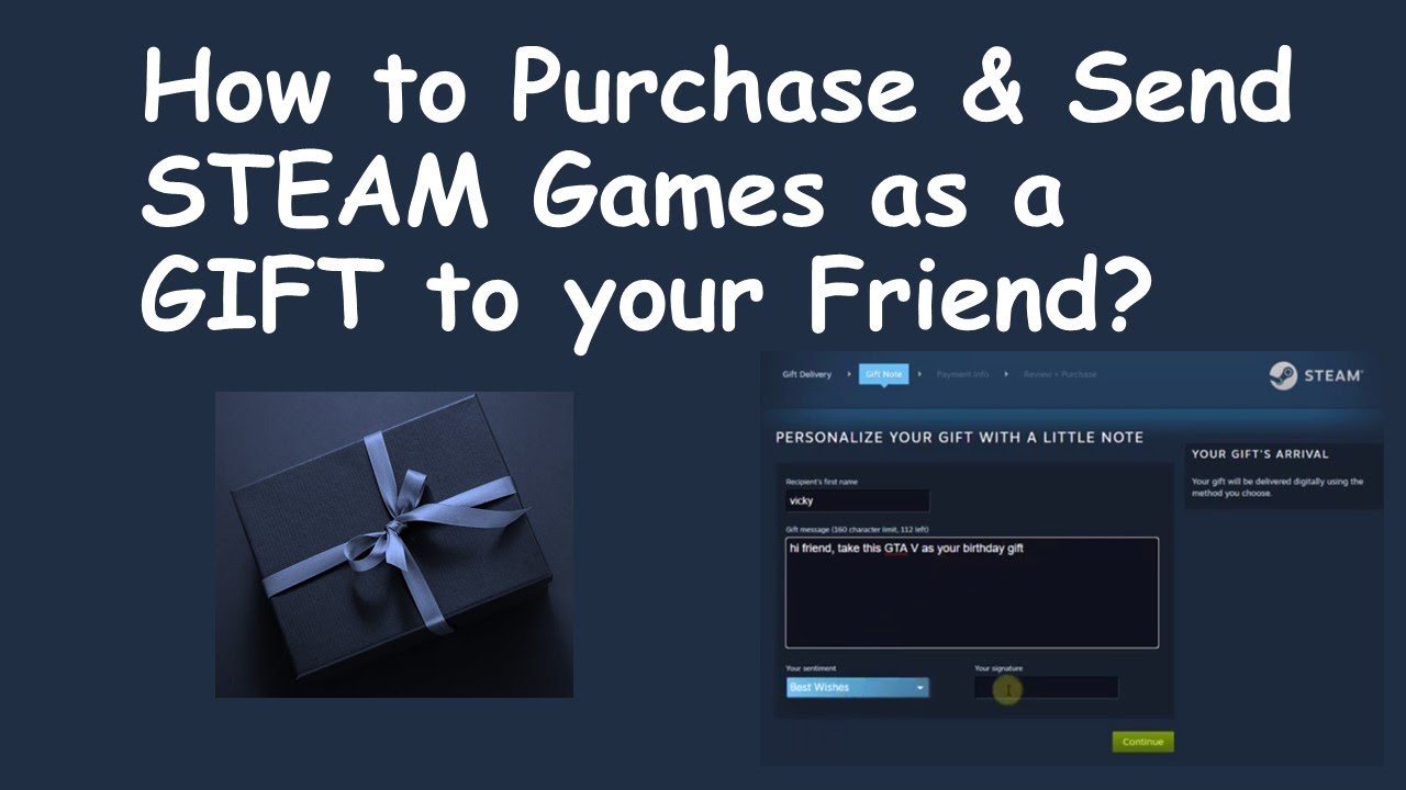 How to Gift Games on Steam to Anyone in Your Friends List