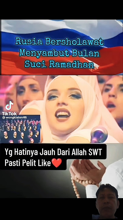 Rusia bersholawat menyambut Ramadhan #hijab #viralshorts #sholawat #rusia #russian