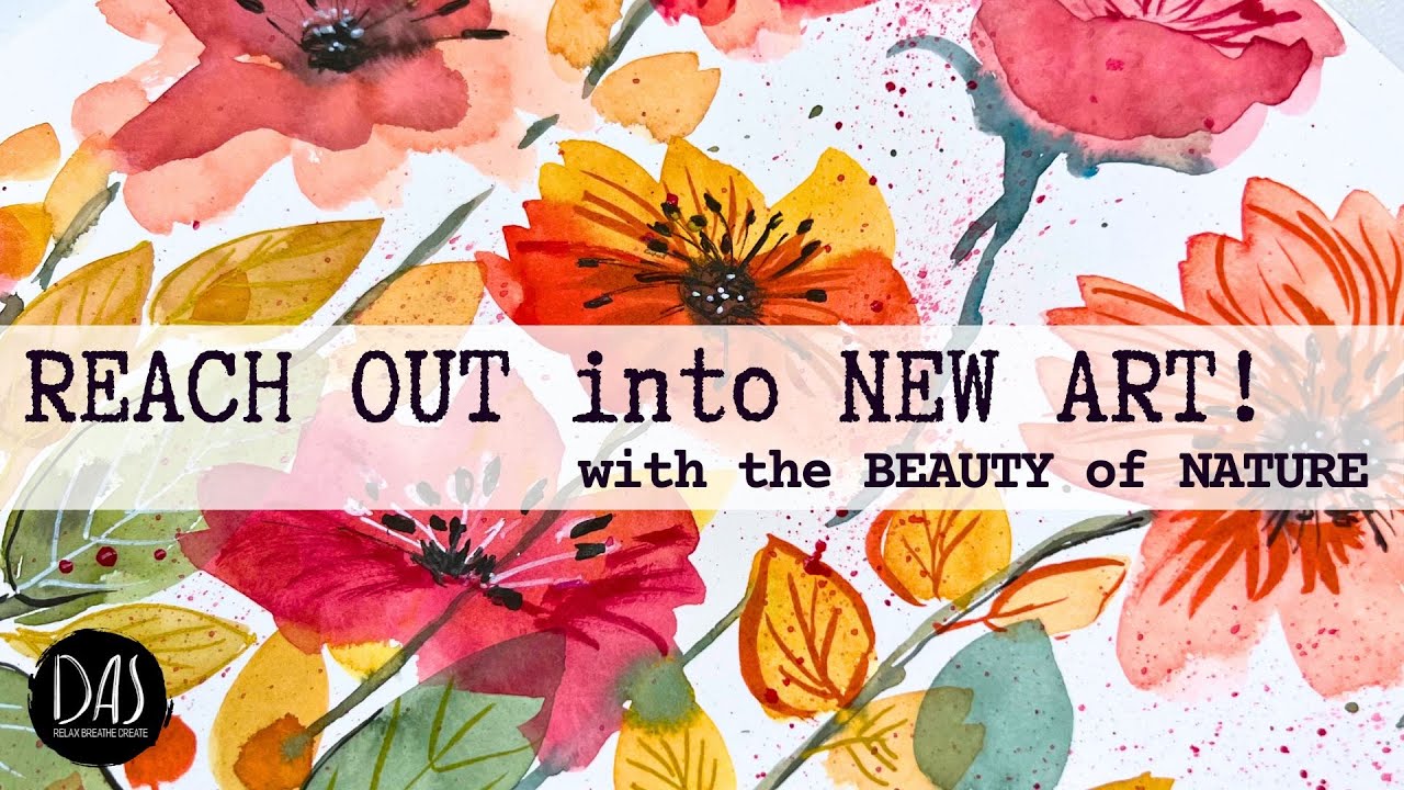 What is Modern Watercolor? Begin to paint soft florals in the modern style the easy way.