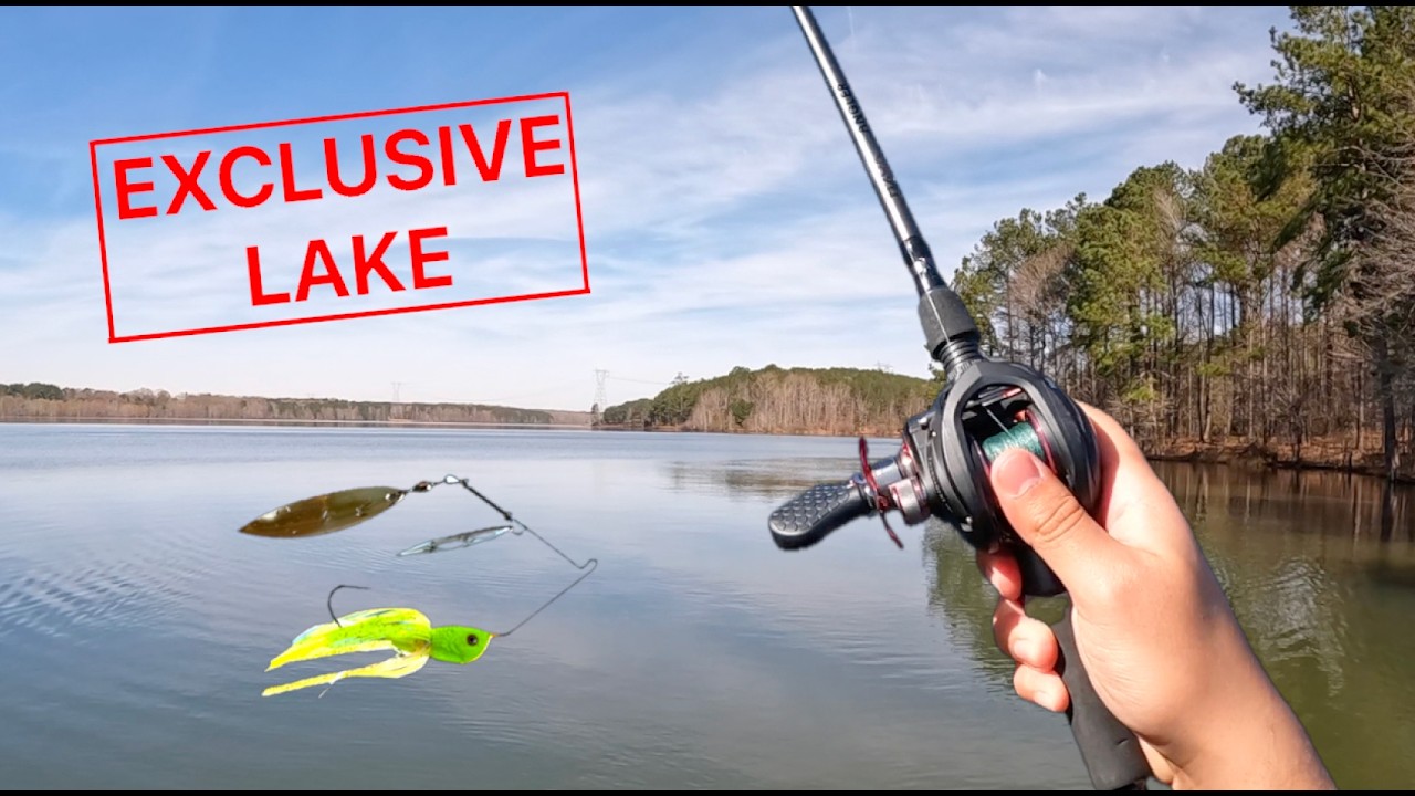 Fishing an EXCLUSIVE Lake for Big Bass!