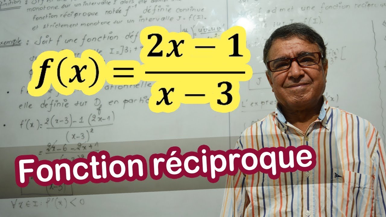 La fonction réciproque d'une fonction continue et strictement monotone