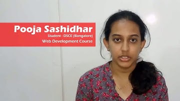 Web development Training Bangalore - Pooja - Zenrays Review