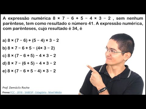 Expressão numérica #matemática #enem #vestibular #concursospublicos  #concursos, Expressão numérica #matemática #enem #vestibular  #concursospublicos #concursos, By Prof. Leo - Escolhi Aprender Matemática