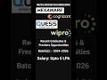 Multiple Freshers Mass Hiring Drives | Wipro WILP | Cognizant hiring | Hexaware hiring #job #shorts