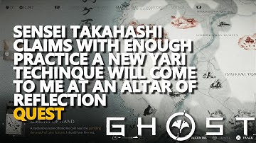 Sensei Takahashi claims with enough practice a new yari techinque at an Altar of Reflection - Ghost