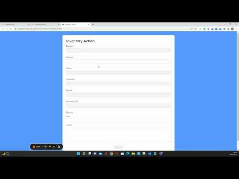 Inventory Managment using SuperForm