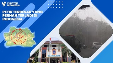 Daerah dengan Sambaran Petir Terbesar di Indonesia