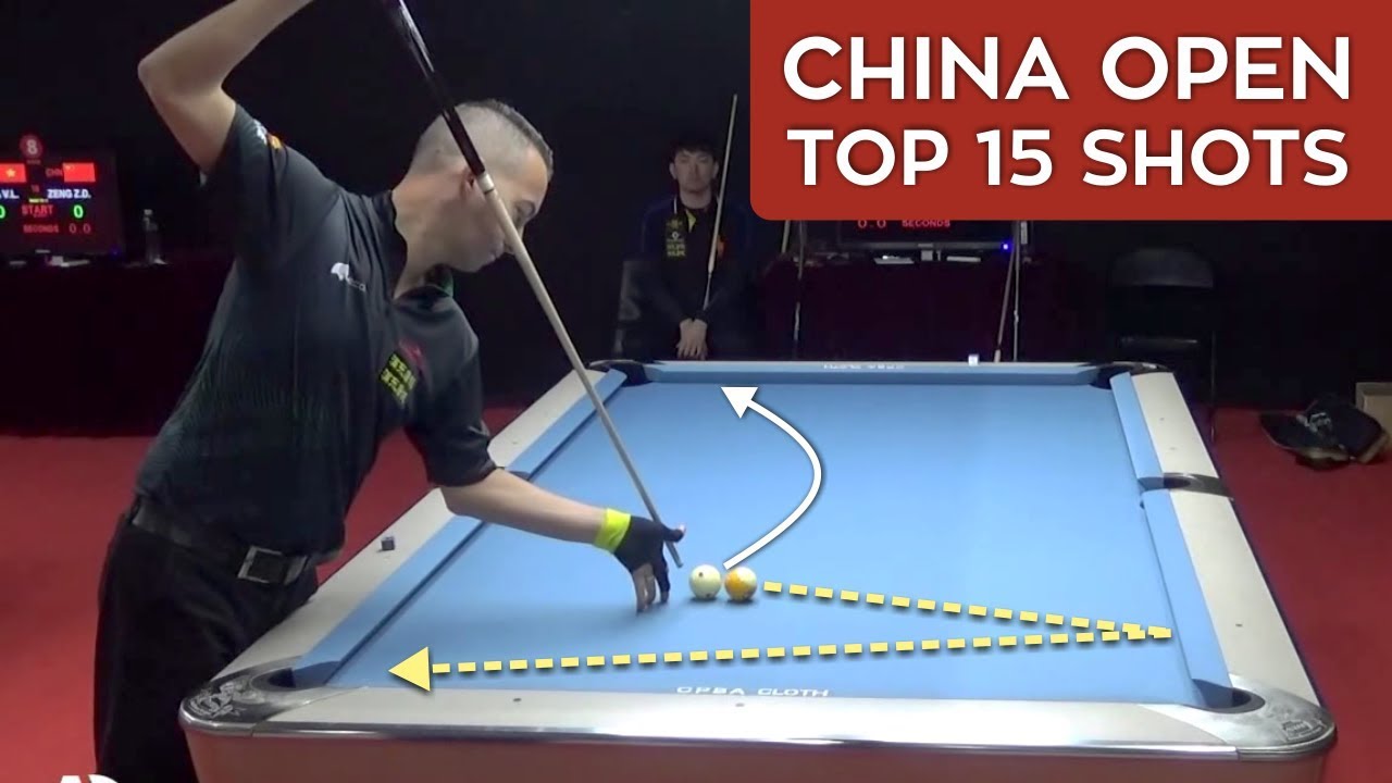 TOP 15 GREAT POOL SHOTS | China Open 2019 (9-Ball Pool)