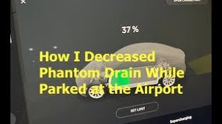 Decreasing Phantom Drain While Parked at an Airport