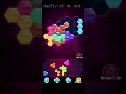 Block! Hexa Puzzle~Extreme D block 11 to 12 levels~ level-65