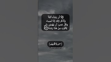 سورة الكهف الآية ٢٣ و ٢٤ بصوت الشيخ محمد صديق المنشاوي