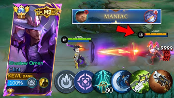 SORRY META MOSKOV!!💀 MY CLINT SUPER BURST DAMAGE BUILD WILL TOTALLY DESTROY YOU!! ( MUST TRY! )