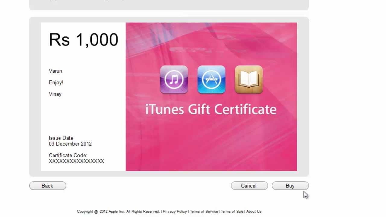 Purchase Redeem Itunes Gift Card In India