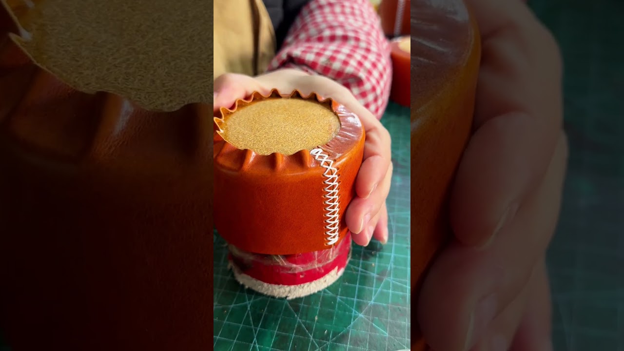 SATISFYING RHYTHM: Shaping A Premium Leather OD Canister Cover 🔨