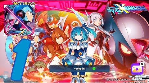 Mega Man X Dive - Gameplay Walkthrough Part 1 - Tutorial ( iOS , Android )