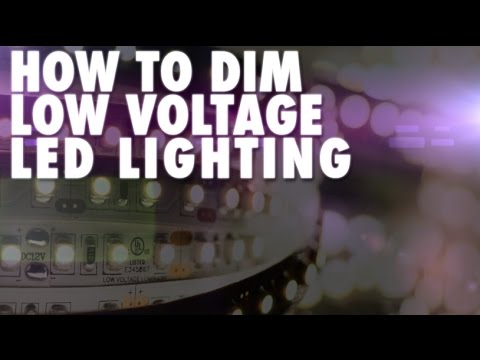How To Dim Low Voltage Led Lighting, Dimmable Led Landscape Lighting Transformer