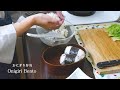 Onigiri Lunch box preparation/ Omlette Gyoza 旦那弁当。おにぎり．オムレツ餃子を作りました。