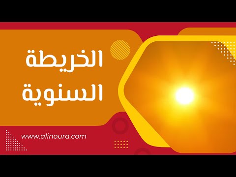 الخريطة السنوية