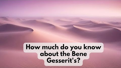 Are the Bene Gesserit  evil in dune