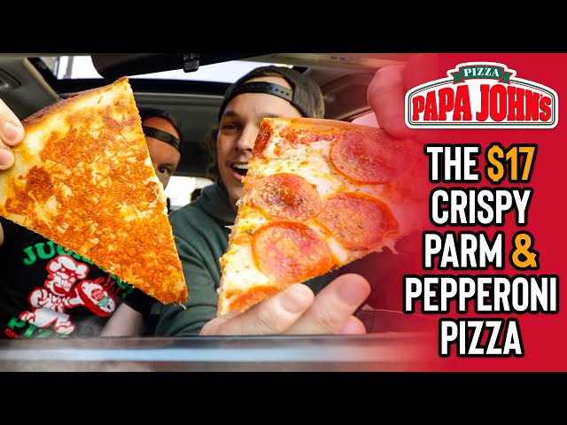 REVIEW: Papa Johns Crispy Parm Pizza - The Impulsive Buy