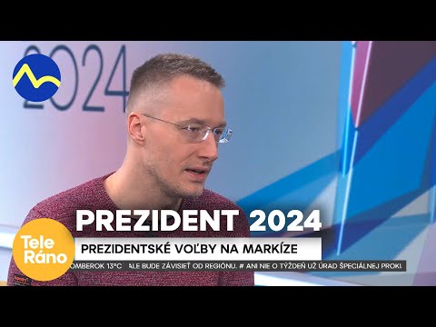 Prezident 2024 - Michal Kovačič pripravuje bohatý informačný servis | Teleráno