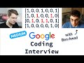 Medium Google Coding Interview With Ben Awad