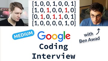Medium Google Coding Interview With Ben Awad