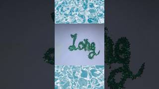 Writing &quot;Long&quot; in Cursive Writing | #shorts #calligraphy