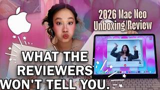 2026 Mac Neo Unboxing/Review 💻🌸 (let me tell you… 👀)