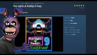 Playing A Every old Fnaf Map Gmod (five nights at freddys 9 map)