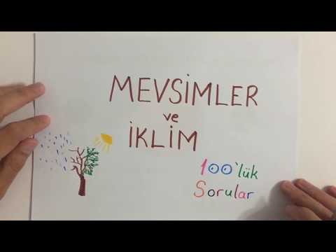 8.SINIF MEVSİMLER VE İKLİM