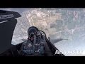 F-16 Cockpit Cam - Aerobatics and Heritage Flight w/P-51 Mustang - EAA AirVenture Oshkosh 2016