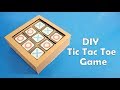 How to Make a Cardboard Tic Tac Toe Game at Home - DIY