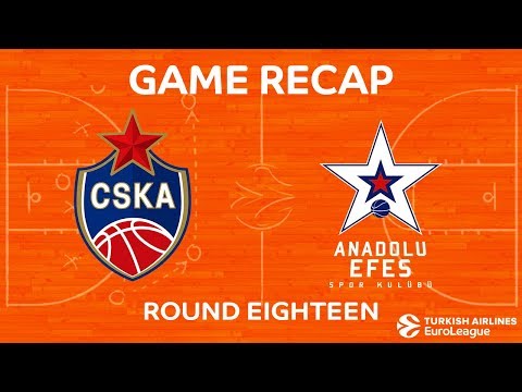 Highlights: CSKA Moscow - Anadolu Efes Istanbul