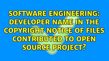 Developer name in the copyright notice of files contributed to open source project?