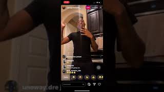 Nique and carmen argue and fight On Instagram Live