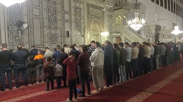 صلاة التراويح في المسجد الأموي 27 رمضان الشيخ القارئ أبو عاصم الدباس