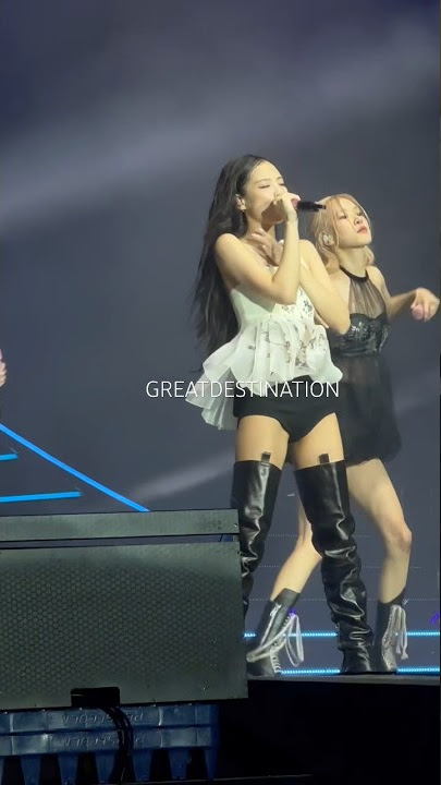 Jennie let’s go!🔥Her rap is no joke! #blackpink #jennie Shut down Born Pink MetLife encore concert